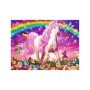Puzzle unicorn si curcubeu 100 piese starline cu sclipici